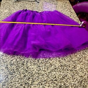 Vibrant Purple Tulle Skirt